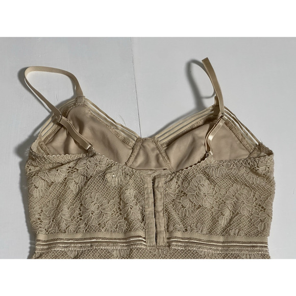 Honey Punch Women’s Teddy Bodysuit Shaper One Piece (S) Beige - Picture 14 of 16